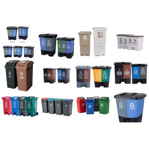 Thùng phân loại rác thải đúc thổi